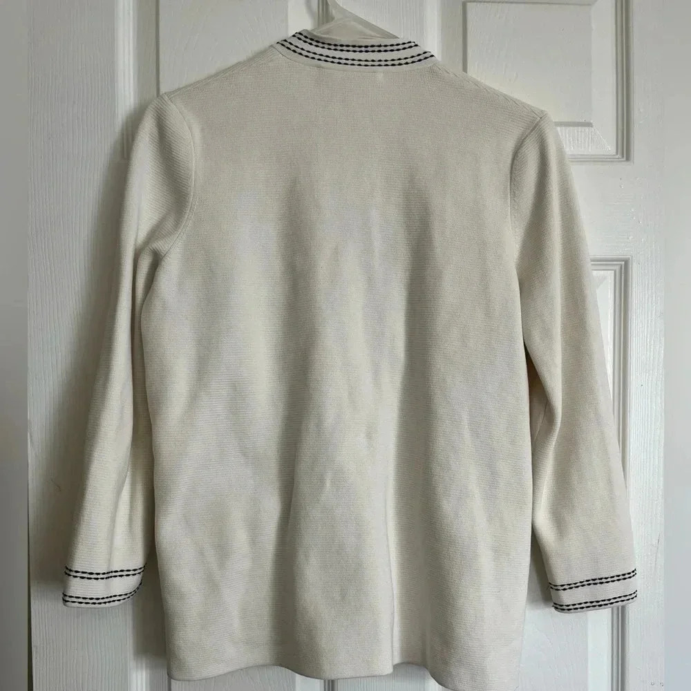 MAJE Mollie Topstitch Cardigan - Picture 3 of 9